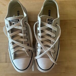 Converse All Star Cream Low Tops